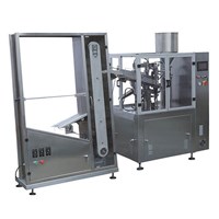 PZN-60E Automatic Tube Filling and Sealing Machine with Feeding