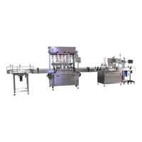 FDL-100FS Automatic liquid Filling And Can Seamer Linkage Line