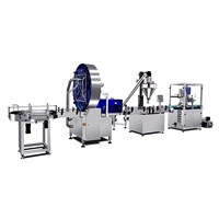 FDL-100PS Automatic Powder Filling And Can Seamer Linkage Line