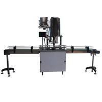 LEC-321 Automatic Capping Machine with automatic lid feeder