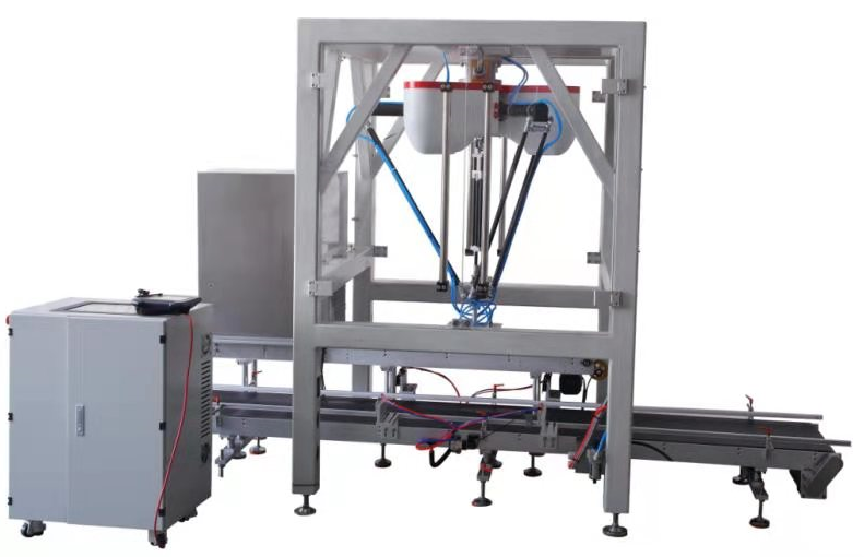 LEZX-600 Automatic Robot (spider hand) Carton Packer Machine